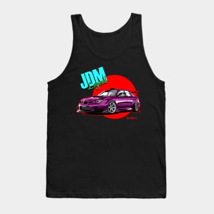 WRX sti illustration vector art Tank Top